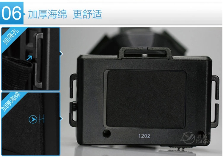 雅格 充电式头灯 大功率调光 LED 探照灯 YG-3575