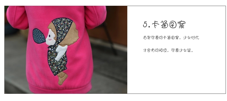 伊凡菲 可爱少女装2015冬季新品初高中女学生装 甜美加厚毛呢大衣女连帽中长款绒衣 灰色 XL