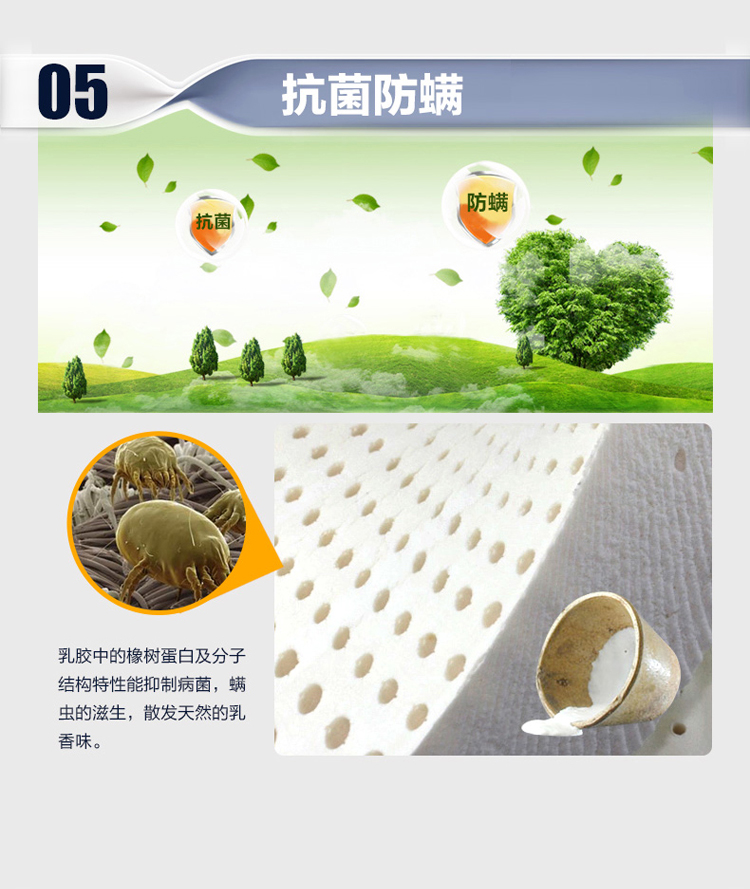 
                                        诺伊曼乳胶宿舍床垫子榻榻米单人床褥垫1.8米床 天然乳胶床垫4cm 180cm*200cm                