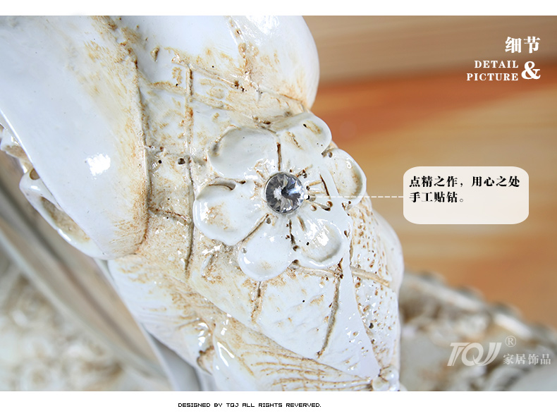
                                        丽盛（LISHENG）/欧式复古风格象牙造型超大号落地座钟时钟/客厅钟表摆件 古铜色座钟                