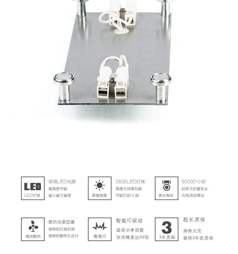 
                                                            莱维（lionway） LED吸顶灯改造灯板led灯板长条灯泡吸顶灯节能灯改造led灯板 10瓦/方形 正白                