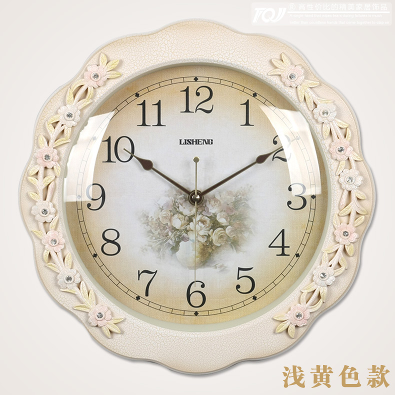 
                                        屯奇居（TQJ） 金属镇宅欧式时钟表客厅座钟创意坐钟吉祥摆件时尚静音台面钟 款式二                