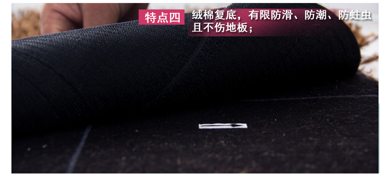 
                                        丽家家居 方块拼接地毯客厅地毯卧室德国进口地毯 灰色单片 40*40厘米                