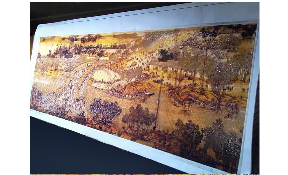 
                                        织巢鸟清明上河图钻石画绣3米全景diy钻石十字绣贴钻画方钻满钻5D圆钻客厅大幅中国风粘钻画 方钻满钻 150*54cm                