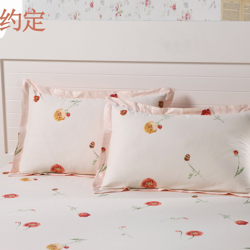 俞唐枕套一对纯棉48*74cm单人全棉枕头套 动物王国 48*74cm枕套一对