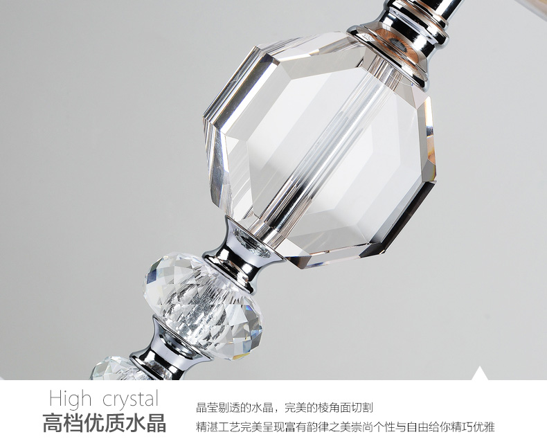 金幻床头卧室台灯具客厅落地灯装饰台灯具现代简约 带LED正白球泡5W*1个