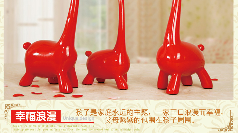 
                                        欣润 可爱小鹿摆件动物装饰工艺品客厅创意家居办公桌装饰品实用摆设 白色送礼盒                