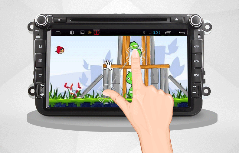 迈腾途观途安宝来桑塔纳朗行捷达帕萨特明锐汽车载dvd导航仪一体机