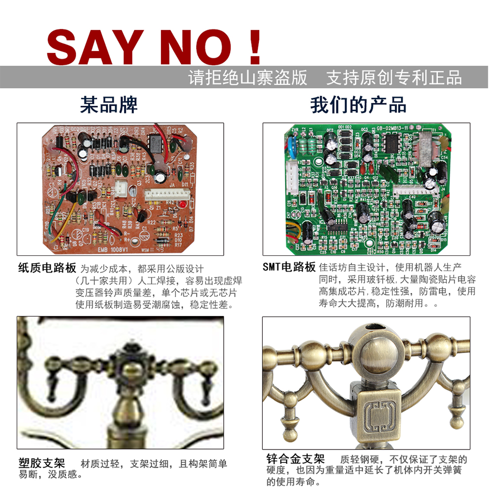 佳话坊 家居摆件工艺品 欧式仿古电话机 客厅创意装饰品 复古家用座机 老式古典手摇旋转拨号