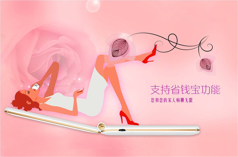 帷幄VBX1C 翻盖老人手机 移动/联通2G双卡双待 紫色