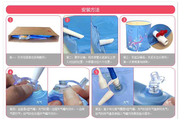 
                                                                                水美颜 成人加厚折叠小户型室内泡澡桶沐浴桶 加厚塑料大人洗澡盆洗澡桶桑拿浴箱  儿童免充气浴缸 深蓝星空（单层）65X65+盖子+5个浴袋                