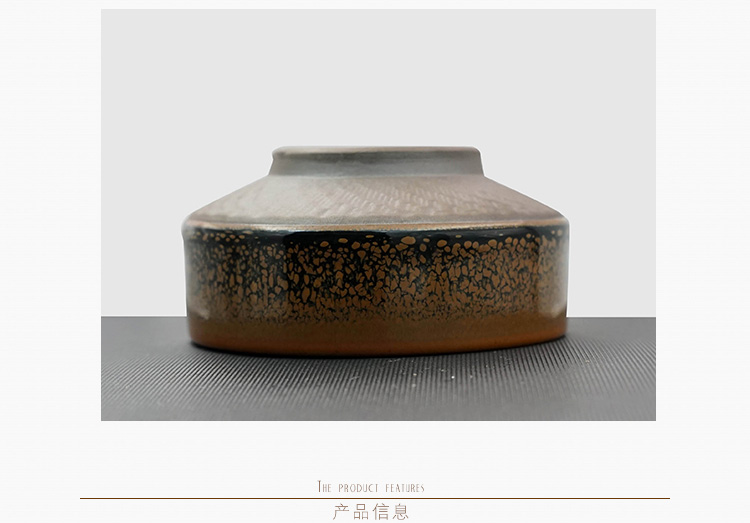 唐兴 银鱼杯个人杯功夫茶具主人建盏 创意杯杯建盏天目 万花莲花二层杯