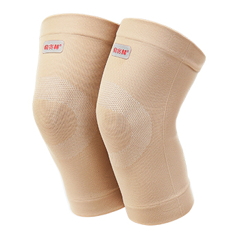 俞兆林加柔护膝 运动薄款透气保暖贴合护具 中老年男女通用 m码一对