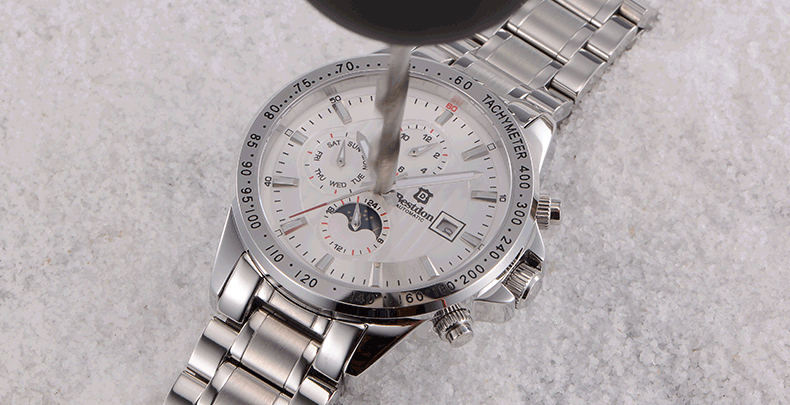 邦顿(bestdon)男士手表机械表男士多功能运动手表夜光