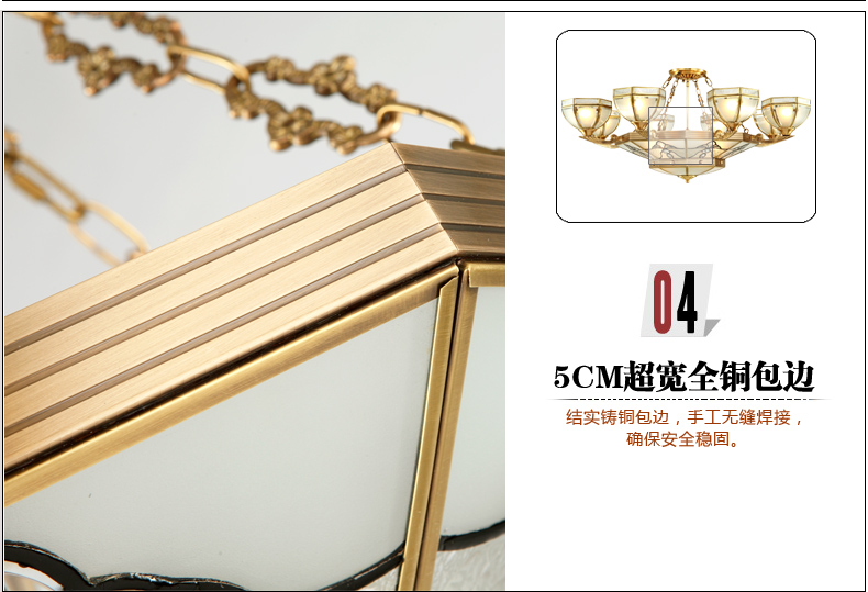 卡农灯饰 客厅吊灯 全铜欧式灯具 客厅灯饰 8+4灯80厘米