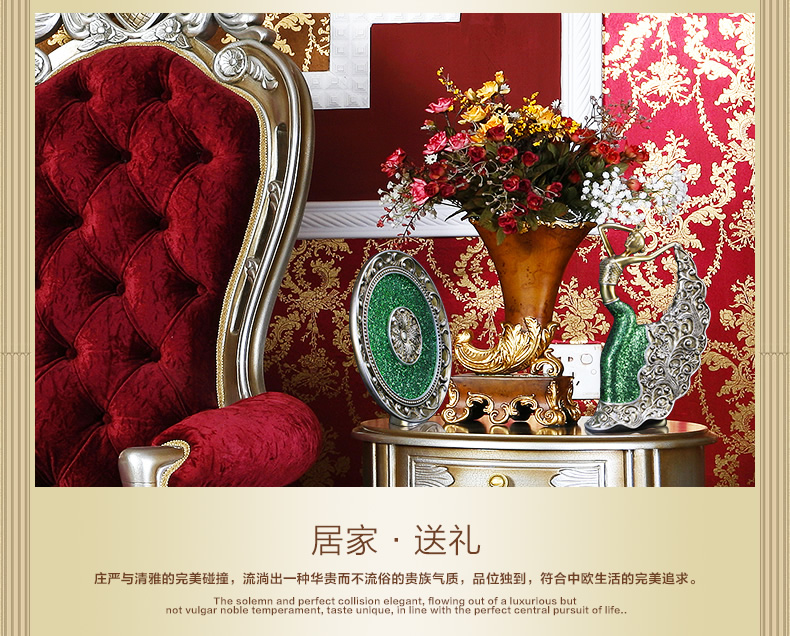 
                                        欣润树脂人物个性摆件舞女房间装饰品客厅 时尚简约摆设创意工艺品 大号 粉色+绿色 一对人 高51.5CM                