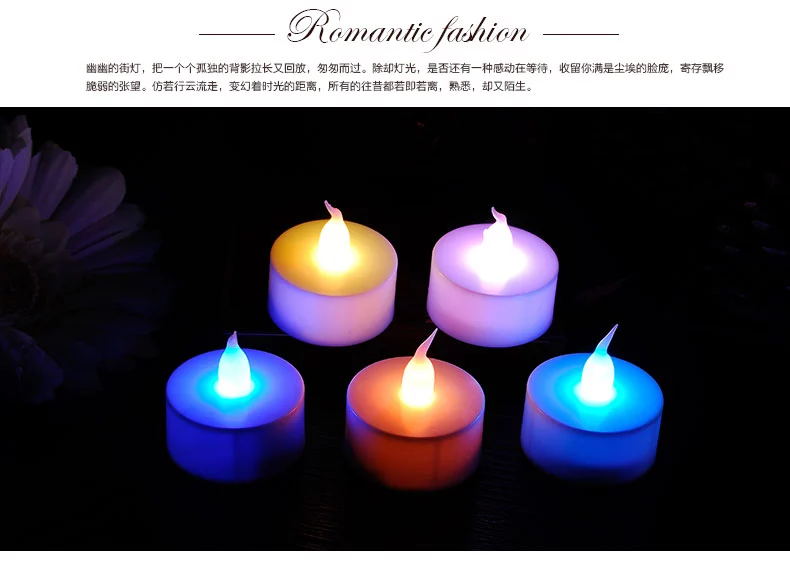 
                                        聚堂部落（jutangbuluo） 生日蜡烛浪漫套餐求爱求婚表白创意礼品led电子蜡烛灯 白色外壳黄色灯光                