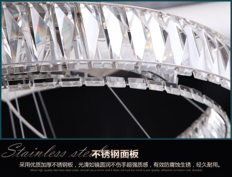 蒙特丽智慧云 餐厅饭厅客厅现代简约水晶吊灯 MD3033 创意灯具led灯饰餐吊灯 (B) 琥珀水晶