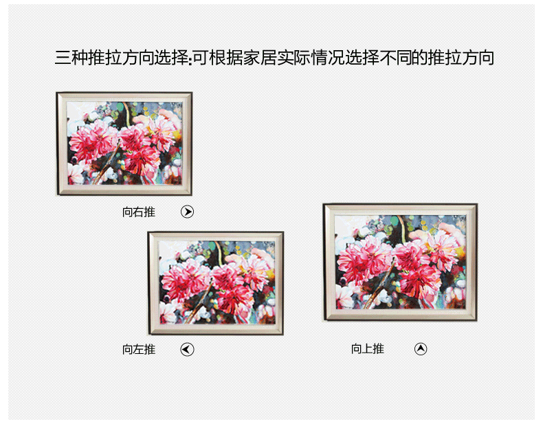 挡电箱画推拉电表箱遮挡画欧式壁画配电箱遮画隐藏电闸盒 电表箱装饰画 A款 54*70