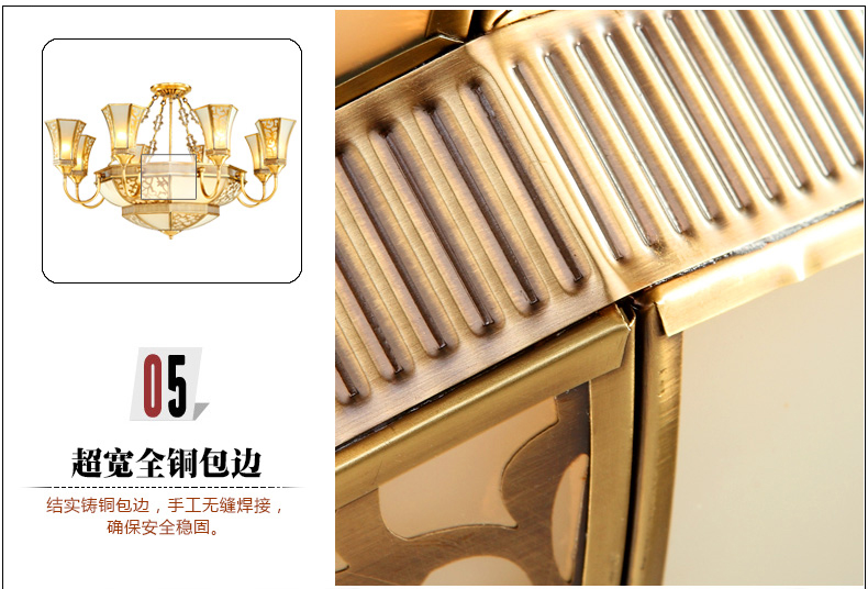 卡农灯饰 全铜客厅吊灯 铜灯 欧式灯美式灯 客厅灯吊灯 MC036-12H