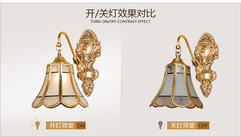 卡农灯饰全铜镜前灯简约现代欧式奢华卫生间浴室典雅仙女造型 单头壁灯