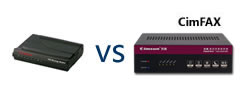 数码传真机与CimFAX无纸传真服务器比较