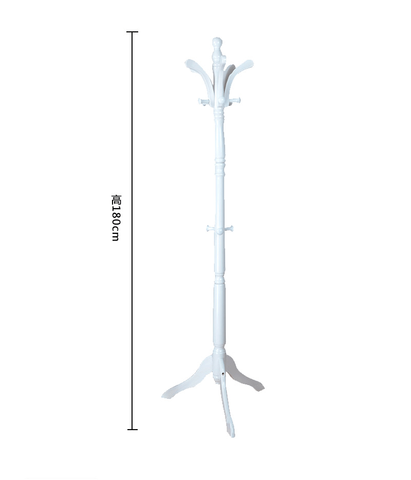 瑞帝实木衣架实木落地衣帽架挂衣架 简约