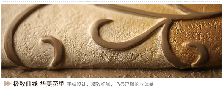 福雕家饰 现代装饰画客厅画餐厅画 无框三联恬静雅致风格 家居浮雕画挂画 春华 咖啡色-深咖啡色底板 60*60*3