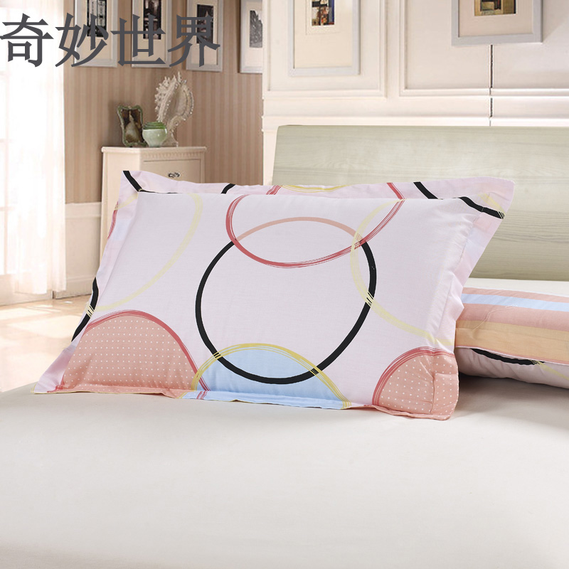 俞唐枕套一对纯棉48*74cm单人全棉枕头套 动物王国 48*74cm枕套一对