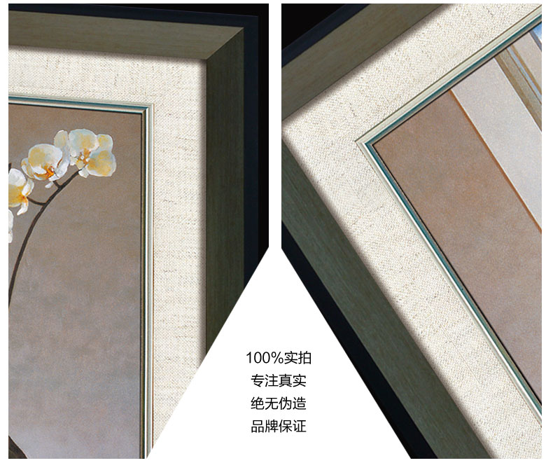 简一画廊 遮挡电表箱装饰画推拉式 现代简约有框电箱画 总开关配电箱壁挂画JY101 居家首 F款 54*70