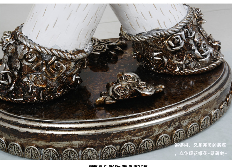 
                                        丽盛（LISHENG）/欧式复古风格象牙造型超大号落地座钟时钟/客厅钟表摆件 古铜色座钟                