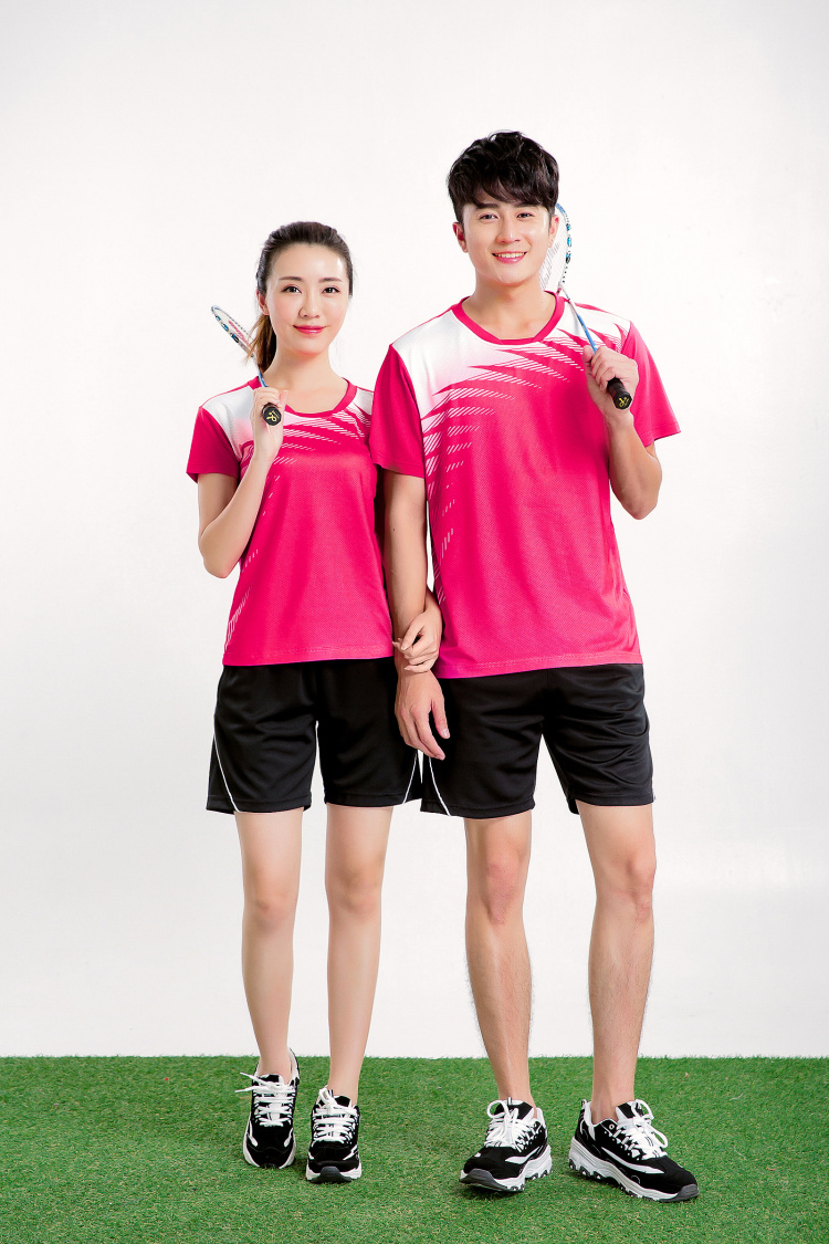 奈迈naimai羽毛球服套装男女款情侣运动套装 训练跑步