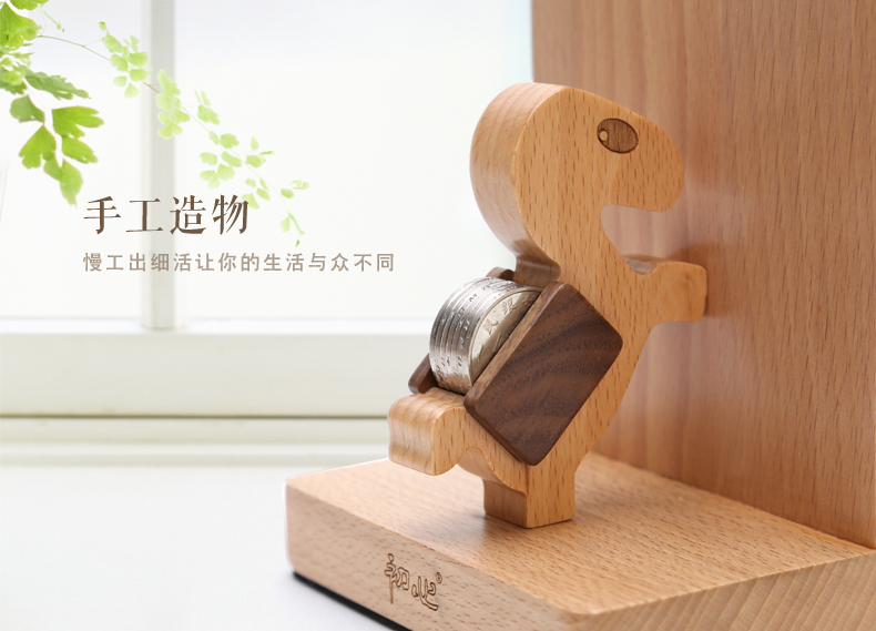 
                                                                                初心小马书本书挡创意摆件大号实木书立书靠书立架书夹书房摆件 小马书挡一对装                