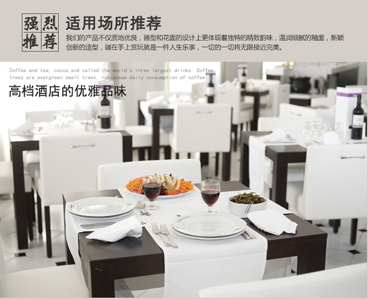 
                                        vidsel 欧式骨瓷西餐具套装　陶瓷西餐餐盘牛排 碗碟盘盘子 套装组合 黄金10平盘                