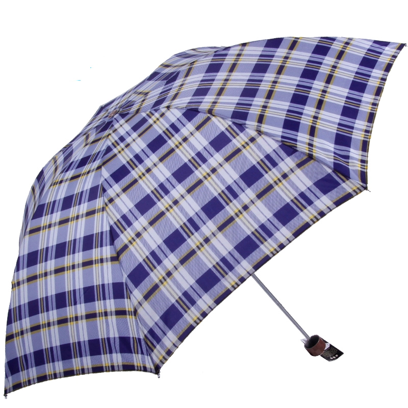 天堂伞雨伞商务格子雨伞折叠晴雨伞男女士三折雨伞 2色