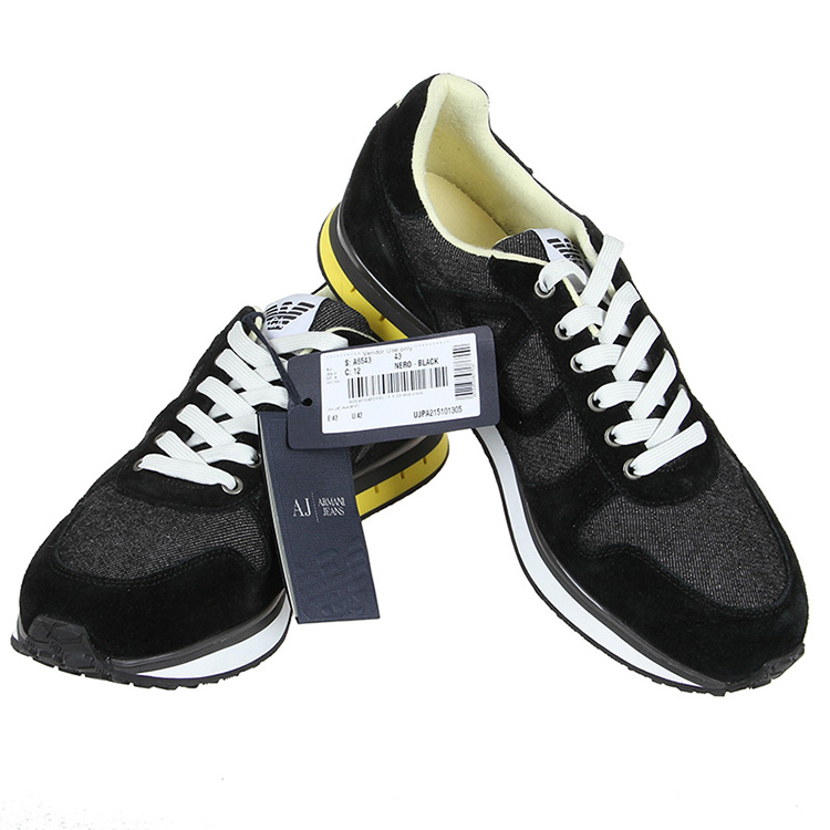 armani jeans阿玛尼新款男士系带休闲鞋户外登山鞋透气鞋运动鞋旅游鞋