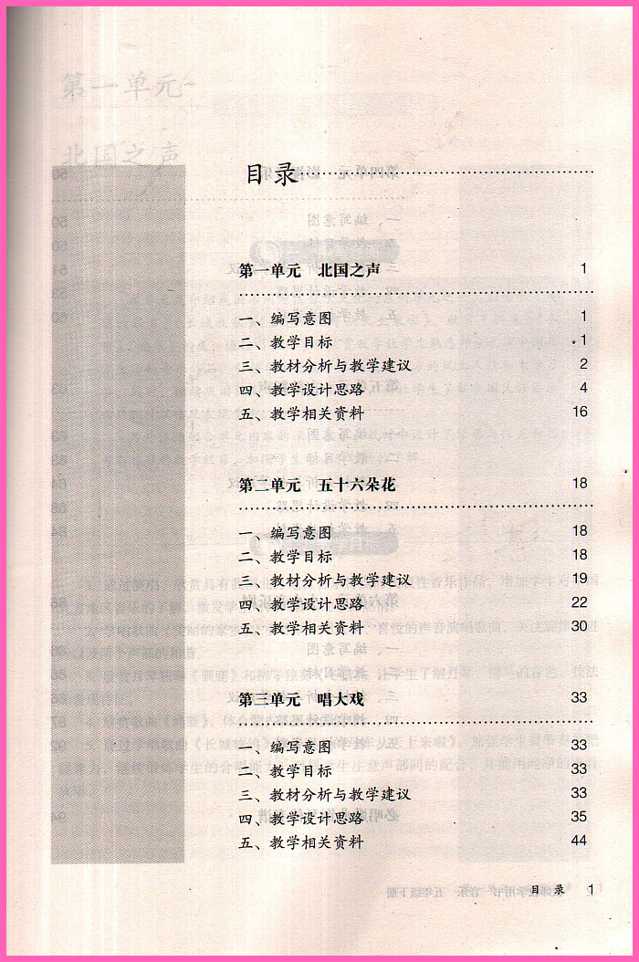 五年级下册人教版音乐目录