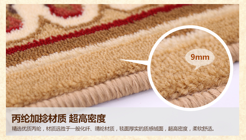 港龙地毯欧式客厅地毯欧式地毯茶几地垫 伊斯曼5R 200*290cm