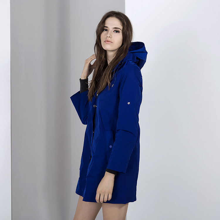 LACOSTE 法国鳄鱼 宇宙蓝, 海军蓝女式夹克衫BF1407VFSH1 如图 38
