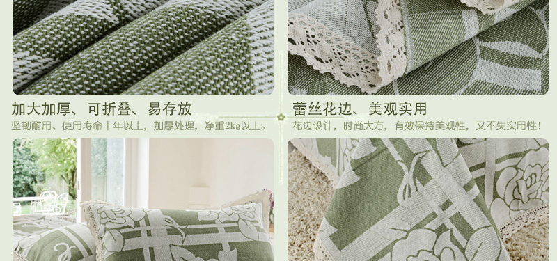 
                                        绿幽谷 凉席亚麻凉席三件套竹纤维双人空调亚麻席子夏凉可折叠床席 驼色菱形花 2.0米床适用                
