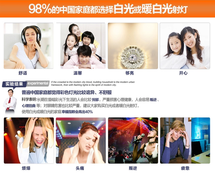 世源 LED筒灯射灯3W客厅背景墙天花灯 开孔6.0-9.0公分 CL9095 暖白光3W暗装