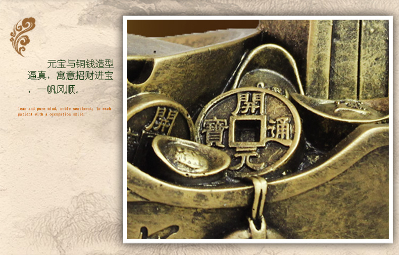 
                                        欣润一帆风顺帆船摆件烟灰缸创意大号欧式带盖帆船模型 复古款 20*11*10 复古款                