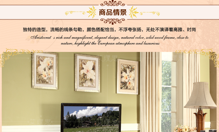 艾理思 电视柜 美式电视柜 实木地柜 欧式电视机柜 现货 2米长