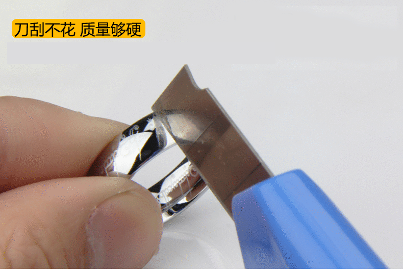 戒指男士情侣对戒男女尾戒个性尾戒子欧美霸气 银色美号10(宽6mm)配链