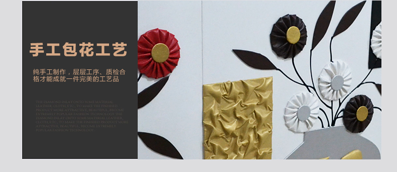 
                                        馨雅格 现代客厅装饰画浮雕画沙发背景墙挂画壁画美景抽象画无框画3D皮画浮雕画 浮雕画 60*180适合3-4米墙面                