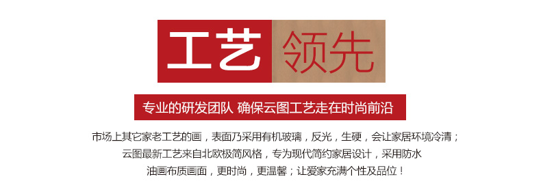 
                                        云图 一帆风顺北欧装饰画现代简约客厅办公室玄关沙发背景墙画挂画 一套AB画面 70*70(黑色框)                