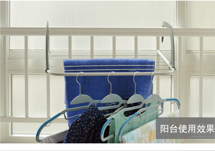 十指紧扣 暖气片晾衣架窗外阳台小衣物晾晒衣架 多功能四季晾晒架神器 2个晾衣架