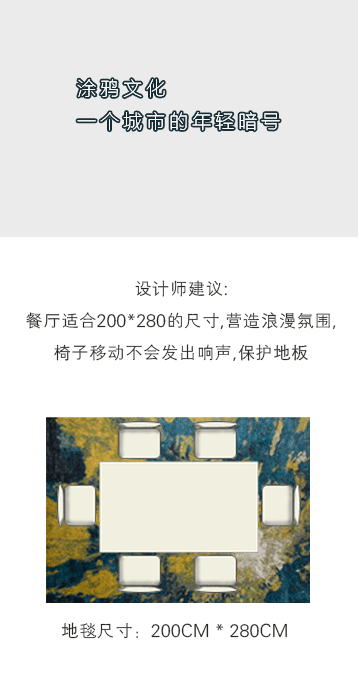 
                                        东升 视野现代简约卧室门厅客厅防滑餐厅地毯 BF02 160*230CM                