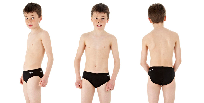 speedo 速比涛 儿童大男童三角泳裤 耐穿舒适训练游泳裤 512410