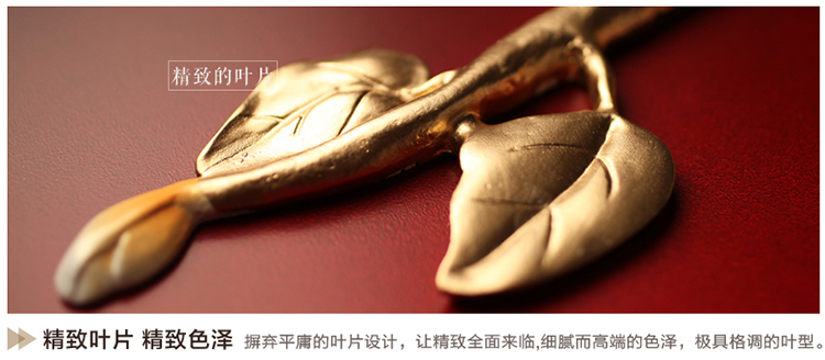 福雕家饰现代装饰画客厅沙发墙背景画 无框三联画 家居装饰立体浮雕画 白玉兰 金色 60*60*3